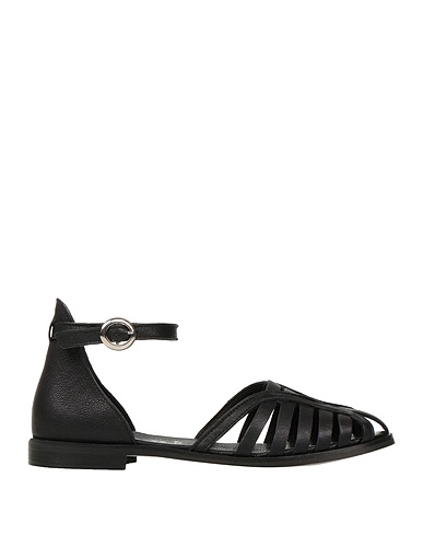 LE PEPITE Sandals Black Leather