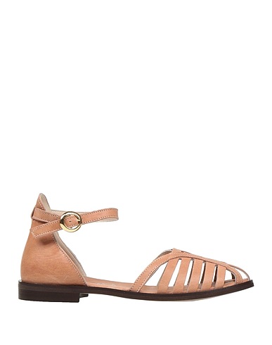 LE PEPITE Sandals Light brown Leather