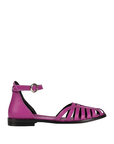 LE PEPITE Sandals Fuchsia Leather