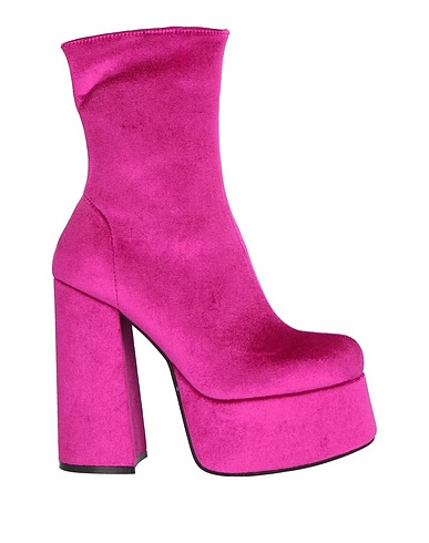 JEFFREY CAMPBELL Stivaletti Fucsia Fibre tessili