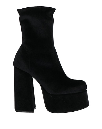 JEFFREY CAMPBELL Ankle boot Black Textile fibres