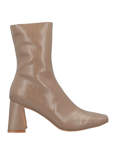JEFFREY CAMPBELL Ankle boot Taupe Textile fibres