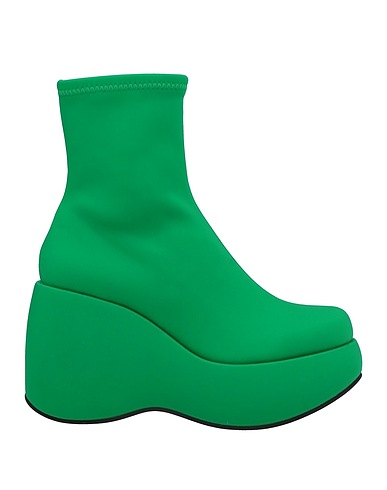 JEFFREY CAMPBELL Ankle boot Green Textile fibres