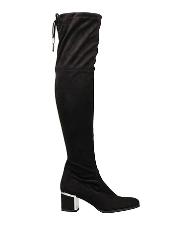 POLLINI Boots Black Textile fibers