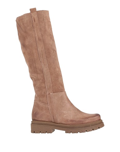 DIVINE FOLLIE Boots Khaki Leather