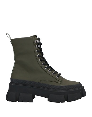 STEVE MADDEN Ankle boot Military green Polyurethane