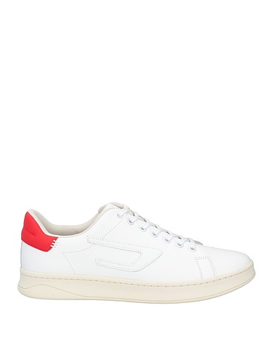 DIESEL Sneakers Rosso Pelle di bovino