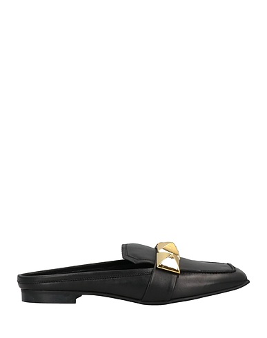 JANET & JANET Mules and clogs Black Leather