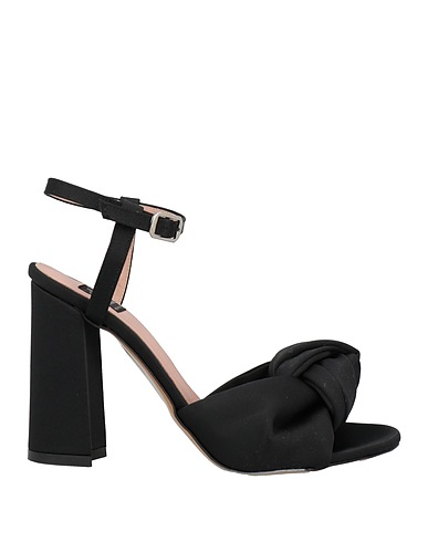 ISLO ISABELLA LORUSSO Sandali Nero Fibre tessili