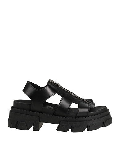 NOA A. Sandals Black Calfskin