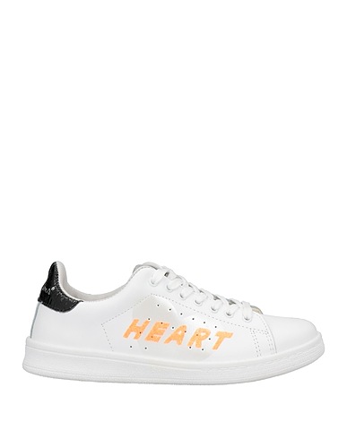 NIRA RUBENS Sneakers White Leather, Textile fibres