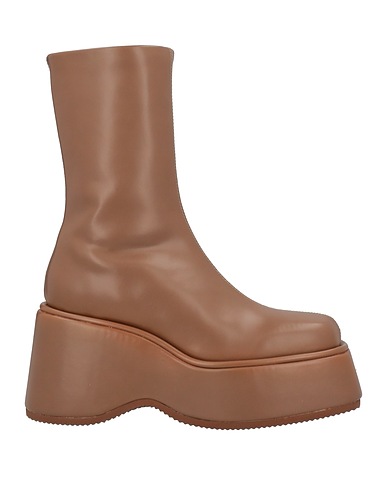 JEFFREY CAMPBELL Stiefelette Hellbraun Gewebefasern