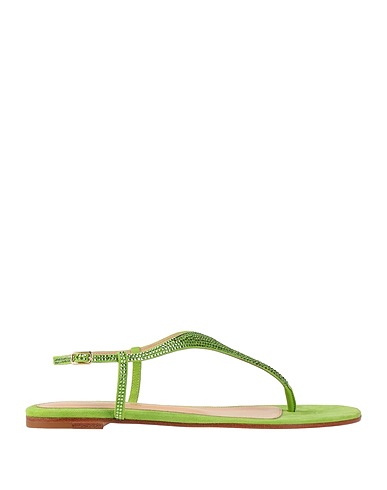 GIANVITO ROSSI Flip flops Green Leather