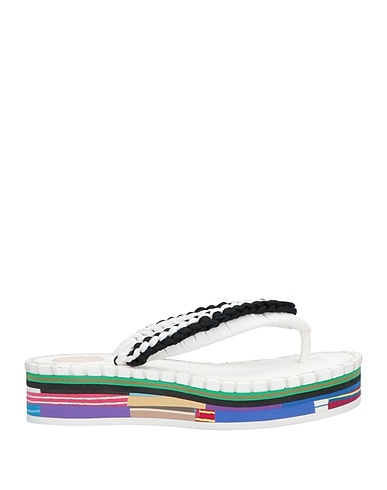 CHLOÉ Flip flops White Textile fibres
