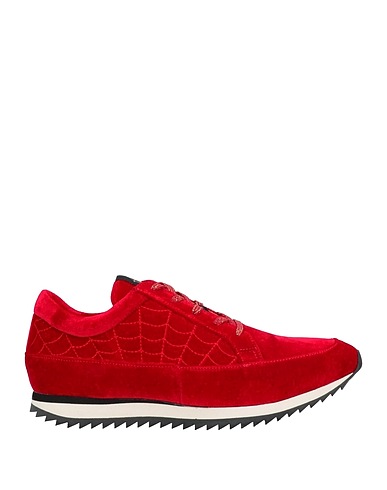 CHARLOTTE OLYMPIA Sneakers Rosso Fibre tessili