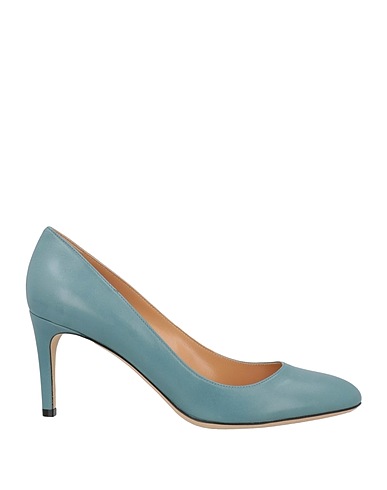 SERGIO ROSSI Court Pastel blue Leather