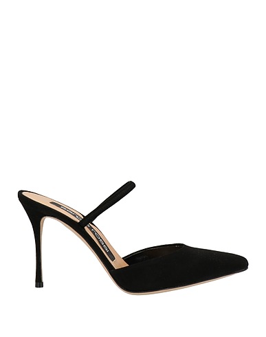 SERGIO ROSSI Mules and clogs Black Leather