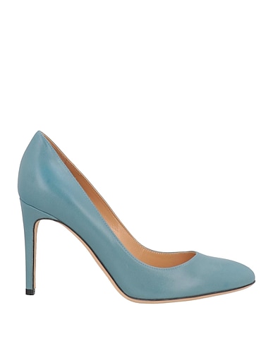 SERGIO ROSSI Court Deep teal Leather