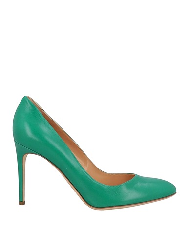 SERGIO ROSSI Pump Emerald green Leather