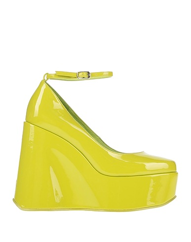 JEFFREY CAMPBELL Pump Lime green Textile fibers