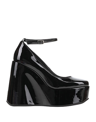 JEFFREY CAMPBELL Pump Black Textile fibers