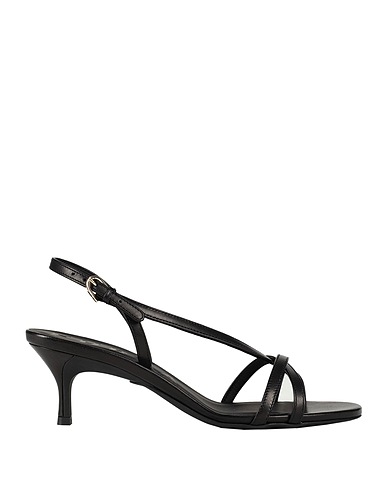 FURLA Sandals Black 100% Ovine leather