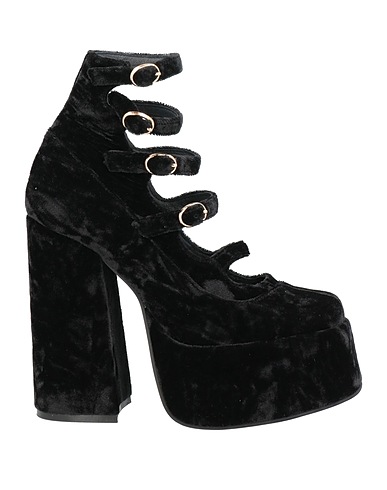 JEFFREY CAMPBELL Γόβα Μαύρο Ίνες υφασμάτων