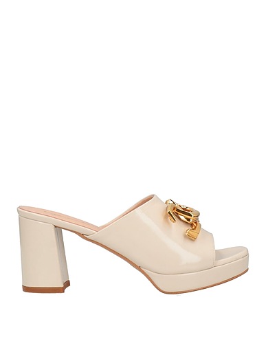 BIANCA DI CALZATURE Avorio Pelle