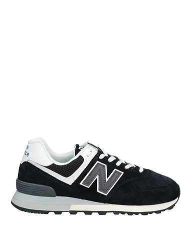 NEW BALANCE Sneakers Schwarz Leder, Gewebefasern