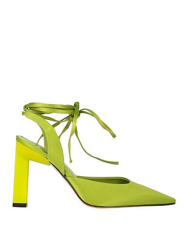 BIANCA DI Pump Lime green Textile fibers