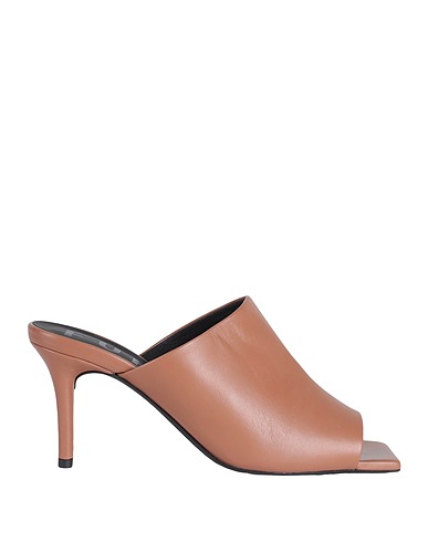 FURLA Sandals Light brown 100% Ovine leather