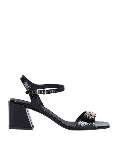 FURLA Sandals Black 100% Soft Leather