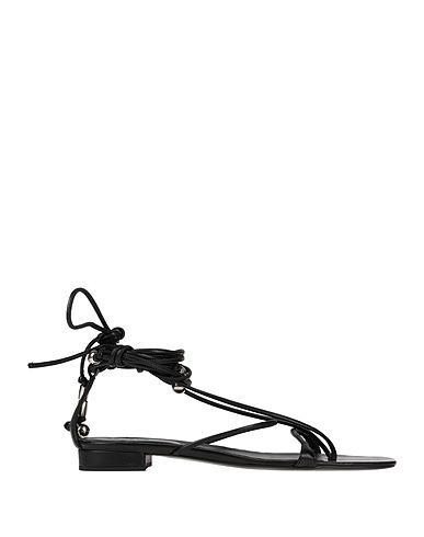 DONDUP Flip flops Black Leather