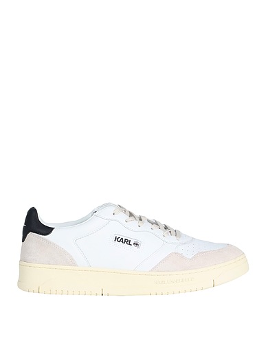 KARL LAGERFELD Sneakers KREW KL KOUNTER LO LACE
 White 90% Bovine leather, 10% Polyester