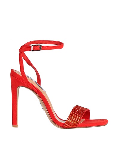STEVE MADDEN Sandals Coral Synthetisches Material, Textile fibres