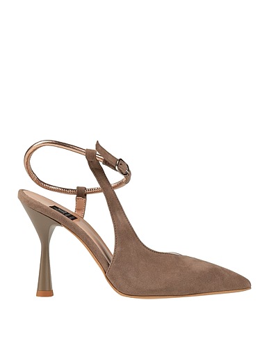 ISLO ISABELLA LORUSSO Pump Taupe Soft Leather, PVC - Polyvinyl chloride