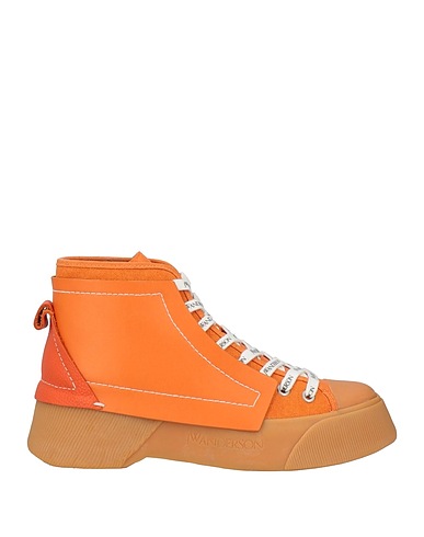 JW ANDERSON Sneakers Naranja Piel, Fibras textiles