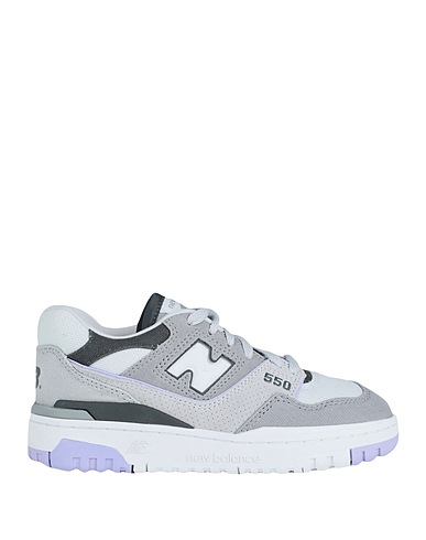 NEW BALANCE Sneakers 550 Light grey Leather, Textile fibres