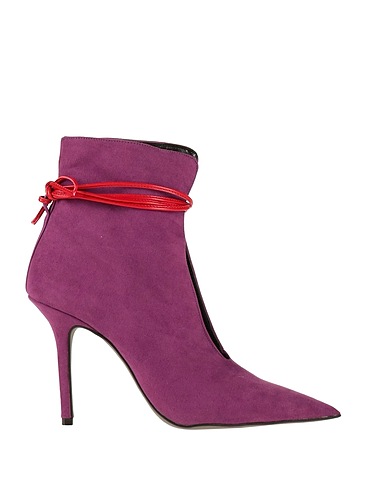 ISLO ISABELLA LORUSSO Ankle boot Mauve Textile fibres