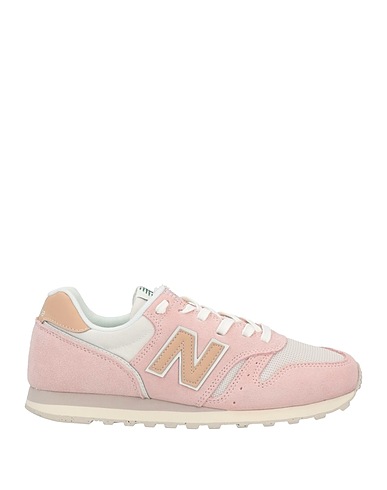 NEW BALANCE Sneakers Pink Leather, Textile fibers