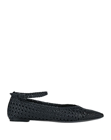 DEL CARLO Ballet flats Black Leather
