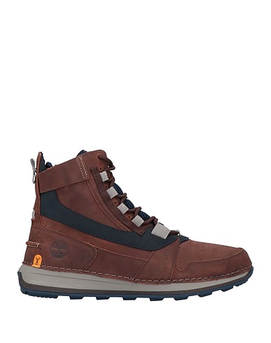 TIMBERLAND Ankle boot Chocolate brown Leather