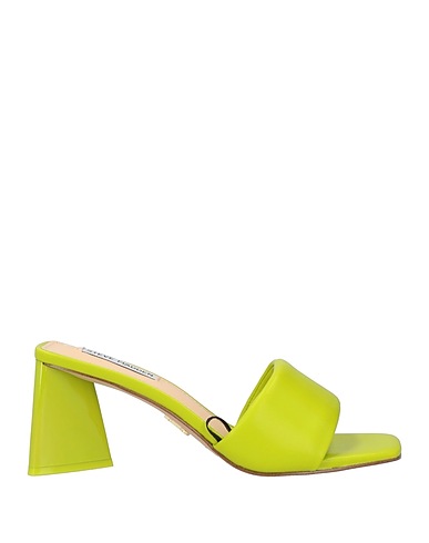 STEVE MADDEN Sandals Lime green Textile fibres