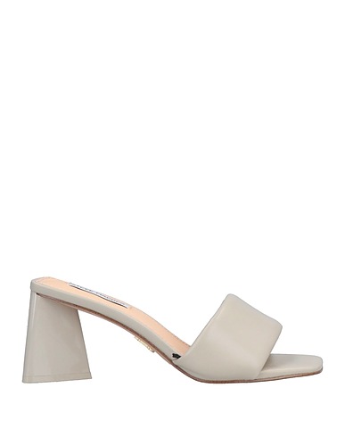 STEVE MADDEN Sandals Light grey Textile fibres