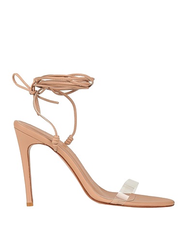 ANDREA WAZEN Sandals Blush Leather, PVC - Polyvinyl chloride