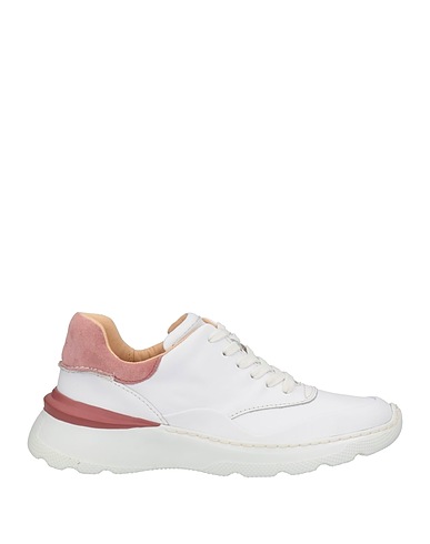 CLARKS Sneakers White Soft Leather