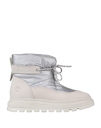 TIMBERLAND Stiefelette Silber Leder, Gewebefasern