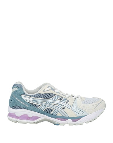 ASICS Sneakers Pastel blue Leather, Textile fibres