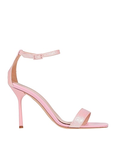 LIU •JO Sandals Light pink Textile fibers