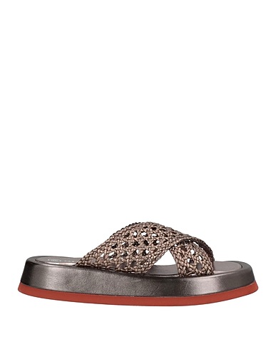 PAS DE ROUGE Sandals Bronze Leather